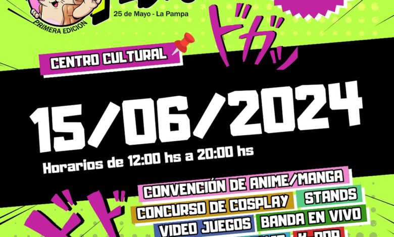 Primer evento de Anime y Videos Juegos en 25