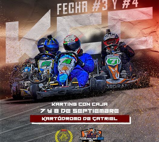 Karting con Caja-Se viene la tercera y cuarta del campeonato en Catriel
