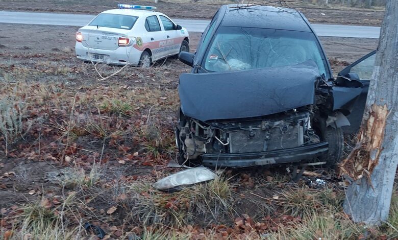 25 de Mayo: accidente en Ruta 34. Dos heridos