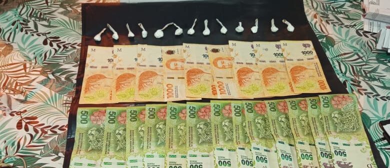 Catriel: policía incautó cocaína y dinero