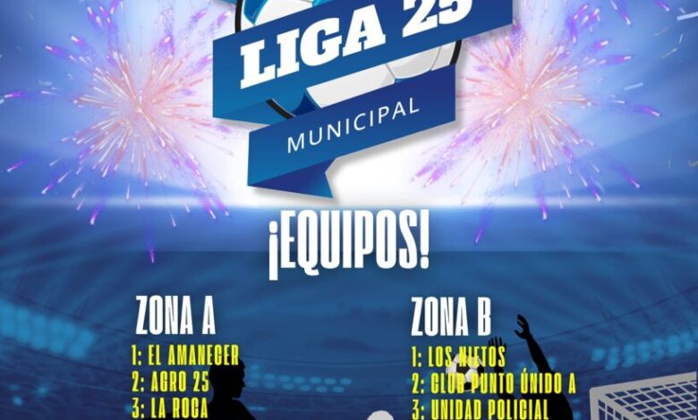 Liga Municipal de 25 de Mayo-Vuelve a rodar la pelota