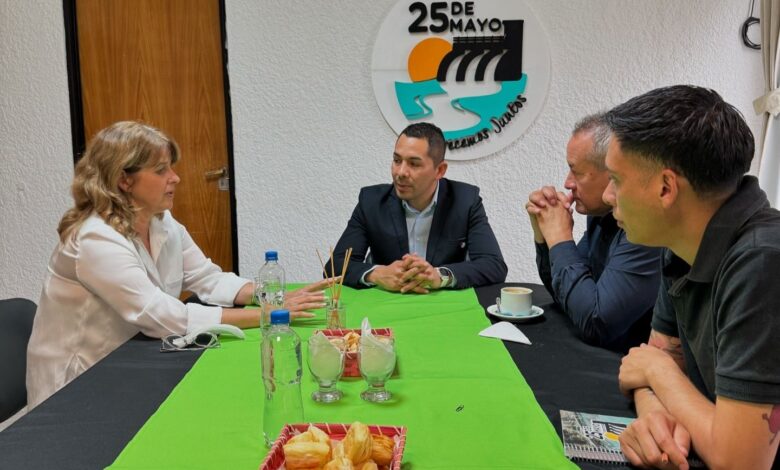 La Ministra de Educación se reunió con el Intendente de 25 de Mayo