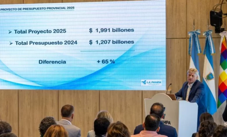 El Presupuesto 2025 de La Pampa es de casi dos billones de pesos