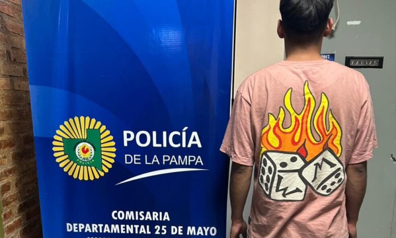 25 de Mayo: joven de Catriel detenido por robo y vandalismo