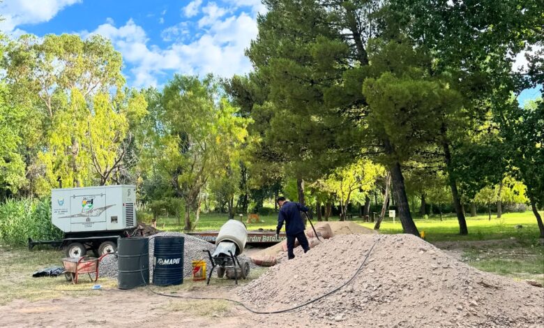 Avanzan los trabajos en el Jardín Botánico de 25 de Mayo