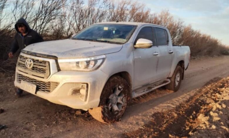 Robaron camioneta en Peñas Blancas