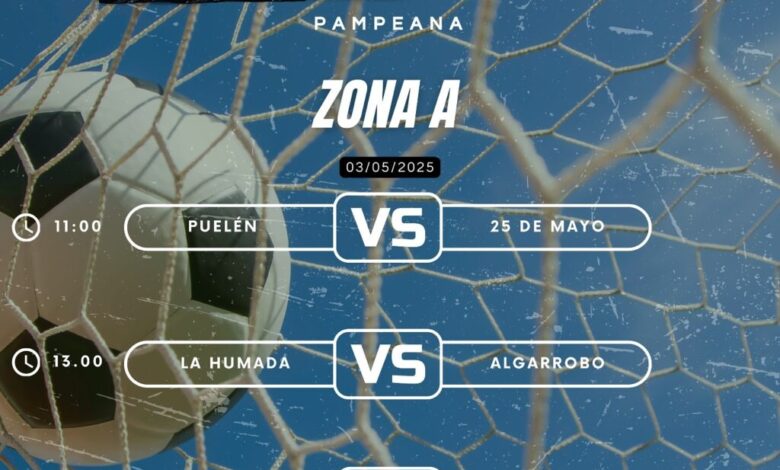Liga de futbol del Oeste-25 de Mayo recibe a Puelén
