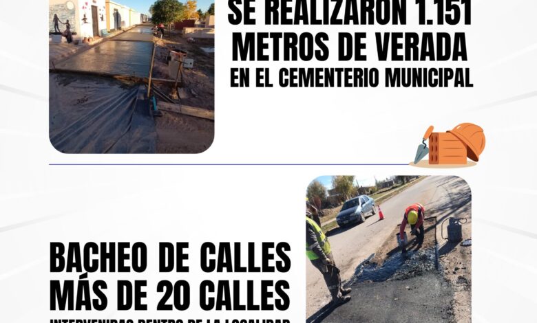 Más de un año de gestión con obras concretas para todos los vecinos de 25 de Mayo