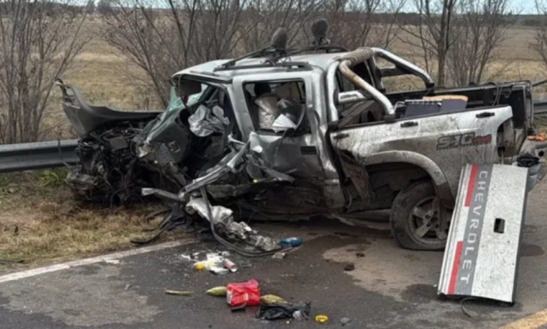 Identificaron a las víctimas del choque fatal en la Ruta 35