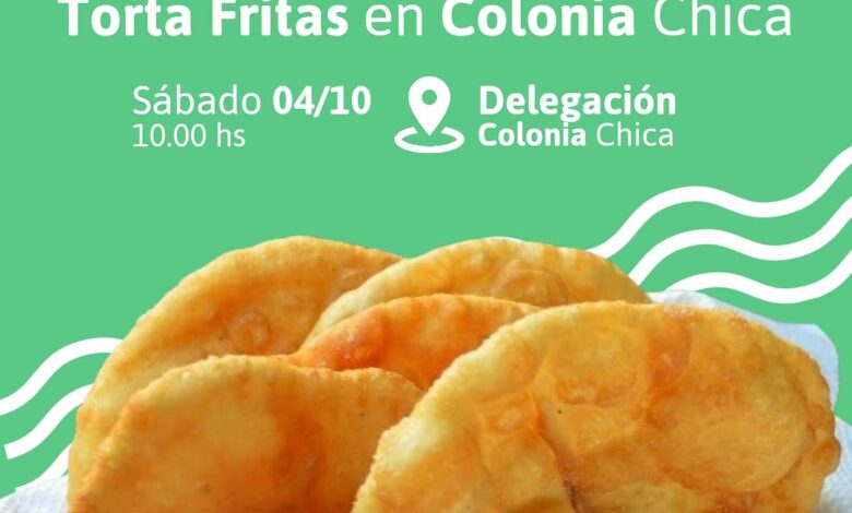 Colonia Chica se prepara para su primer Concurso de Elaboración de Tortas Fritas