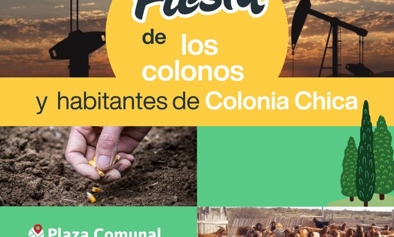 Colonia Chica se prepara para la gran Fiesta de los Colonos