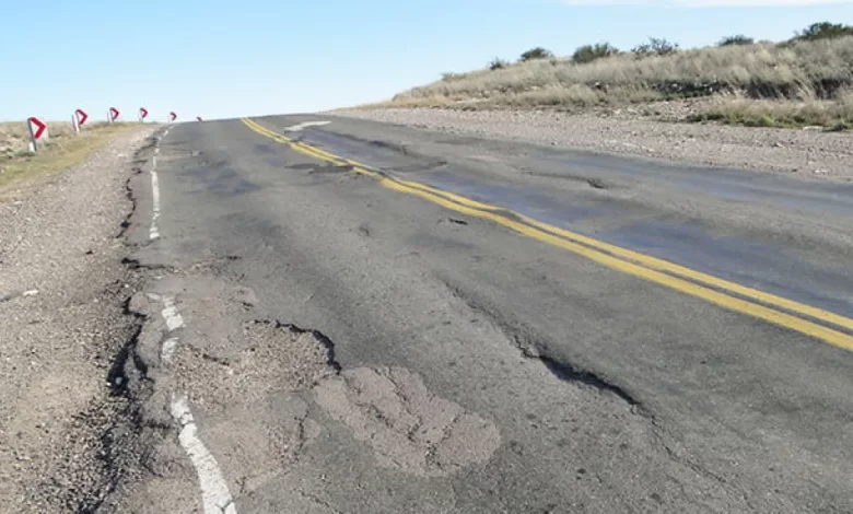 Vialidad Nacional realizará el bacheo de un tramo de la Ruta Nacional 151