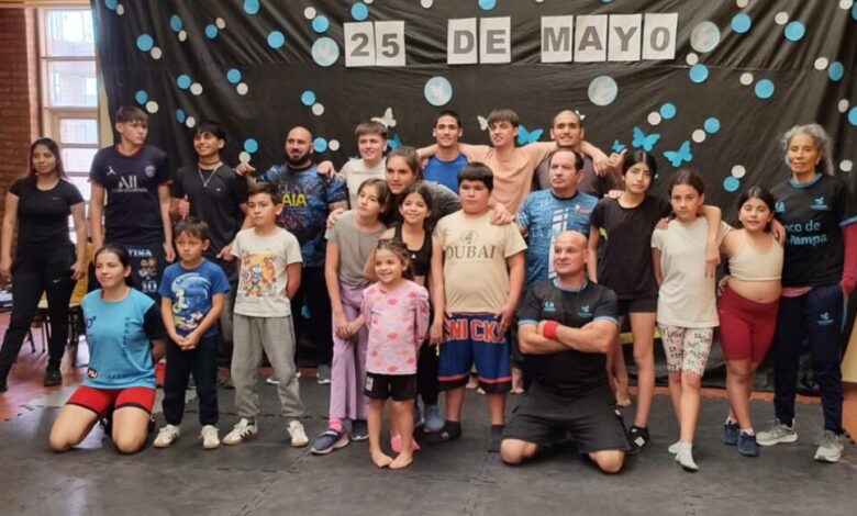 Pampa Olímpica reunió a 470 alumnos en Santa Rosa-25 de Mayo presente