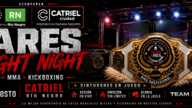 Catriel recibirá el Ares Fight Night- 25 de Mayo presente con varios luchadores