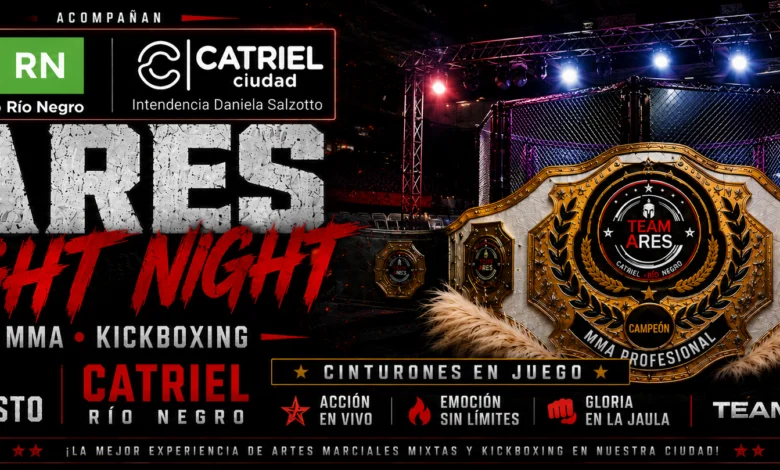 Catriel recibirá el Ares Fight Night- 25 de Mayo presente con varios luchadores