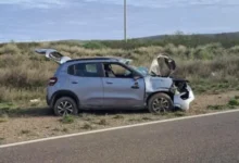 Un lesionado por un vuelco en la Ruta 151
