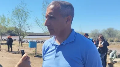 Intendente de Algarrobo del Aguila acompañó en Catriel reclamo por la Ruta 151